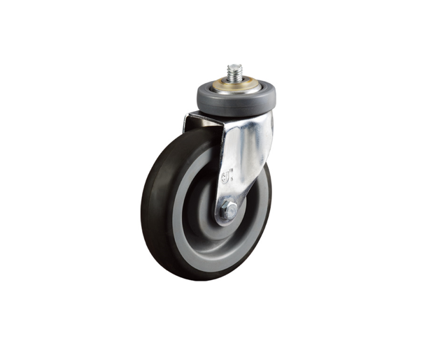 Details about   Polyurethane Casters Wheels Shopping Cart Casters Practical Black Climbing Cart 